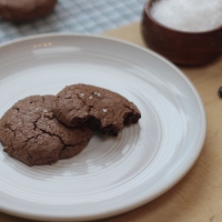 Parental Advisory salted chocolate rye cookies